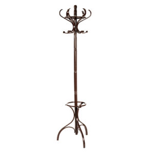 Wooden Coat and Hat Stand-Brown