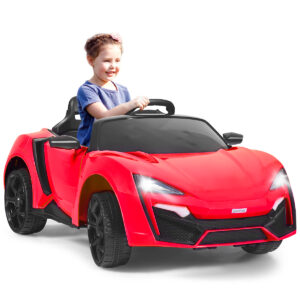 12V Electric Kids Car wth 2.4G Remote Control and Spring Suspension-Red
