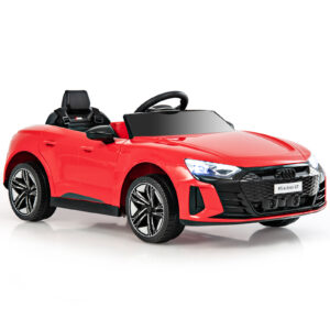 12V Audi Licensed Electric Kids Ride On Car with Remote Control-Red