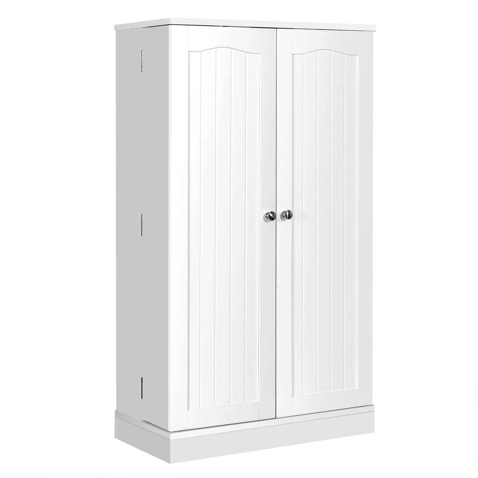 2-Door Pantry Cabinet with 6 Adjustable Shelves-White