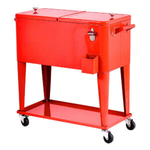 76 litre Outdoor Ice Chest Cooler Trolley