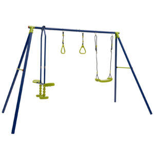 3-in-1 Multifunctional A-Frame Swing Set