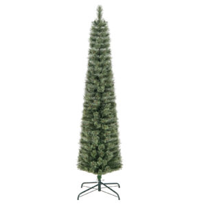 180cm Pre-lit Artificial Pencil Christmas Tree with Warm White Lights