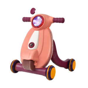 Baby Push Along Walkers with Lights and Ball Game-Pink