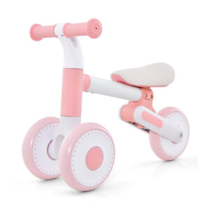 Baby Balance Bike Toddler Walker Training Bicycle with Adjustable Seat-Pink