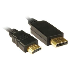 Jedel DisplayPort Male to HDMI Male Converter Cable