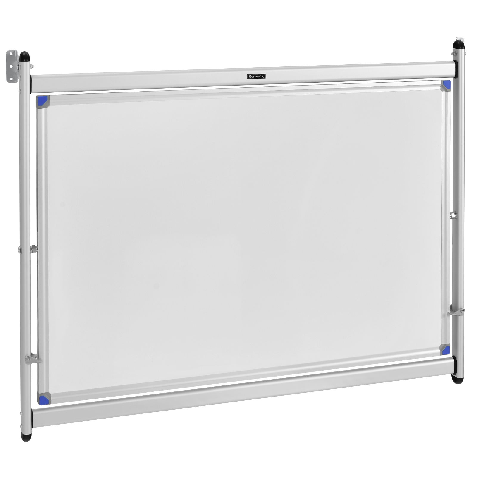 360° Rotating Double-Sided Whiteboard Blackboard with Magnets