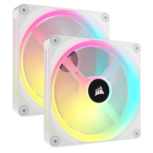 Corsair iCUE LINK QX140 14cm PWM RGB Case Fans x2