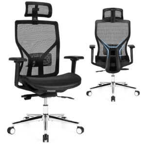 Ergonomic Mesh Office Chair with Sliding Seat