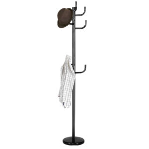 Modern Coat Stand Hanger with 8 Hooks for Home Office Entryway