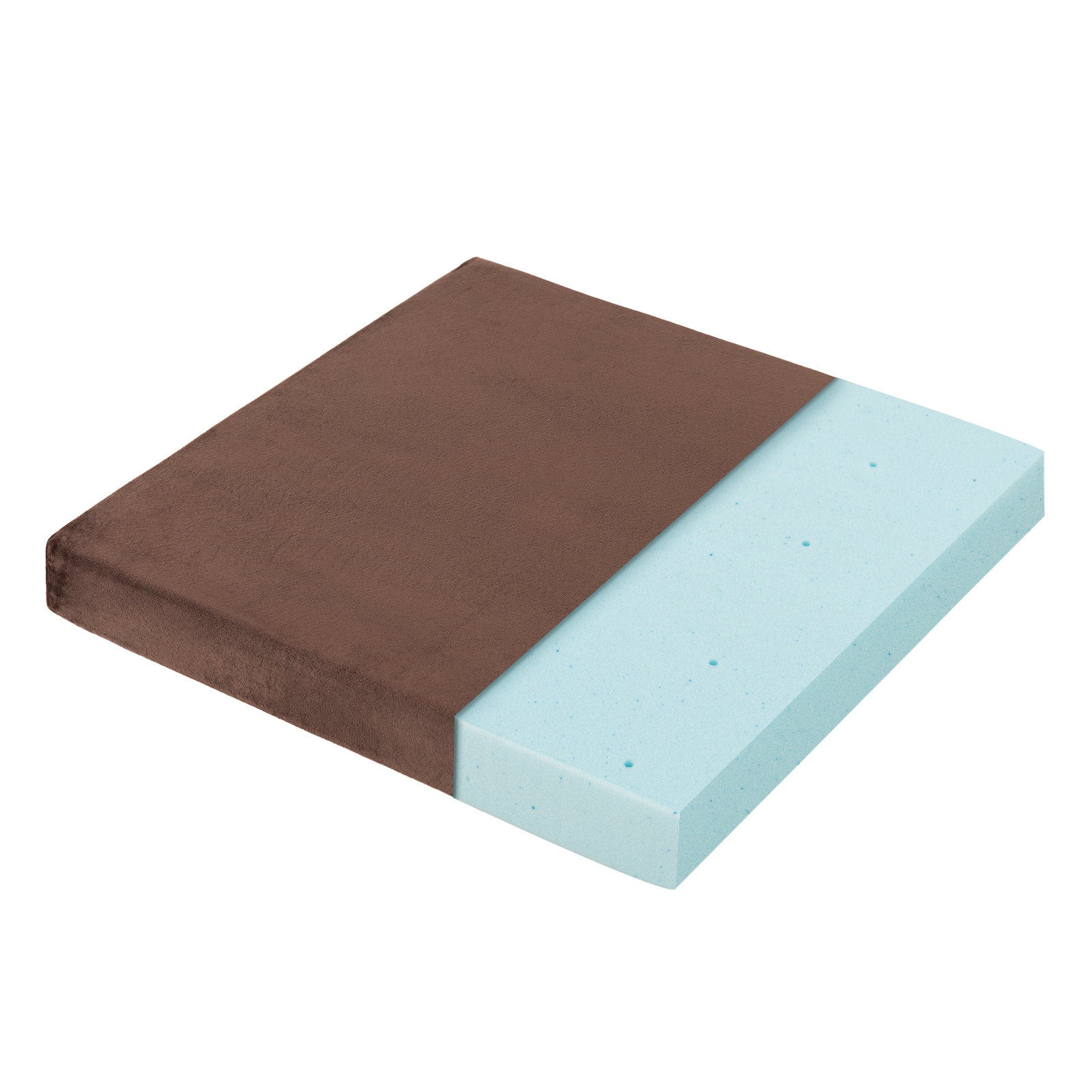 18 x 18 Inches Memory Foam Seat Cushions-Brown