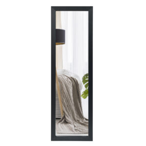 Full Body Mirror Wall Mounted Dressing Mirror for Bedroom-Black