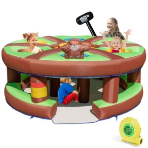 Inflatable Kids Giant Hammering and Pounding Toy with 480W Blower