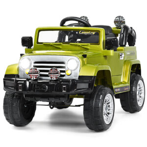 Kids Ride on Jeep Car Battery Powered with Remote Control-Green