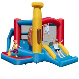 Kids Bouncy Castle with 680W Blower and Slide