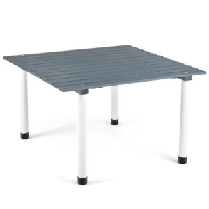 Folding Roll Up Portable Picnic Table with Carrying Bag-Grey
