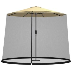 2.7M-3M(9FT-10FT) Patio Umbrella Mosquito Netting for Outdoor