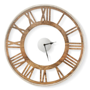 15.5/20 Inch Silent Wall Clock with Classic Frame-L
