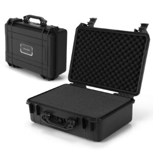 Portable Waterproof Hard Case with Customizable Fit Foam-45 x 34 x 18 cm