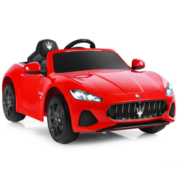 12V Battery Powered Compatible Maserati Toy Vehicle-Red