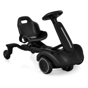 6V Electric Ride on Drift Car for Kids Aged 3-8 Years Old-Black