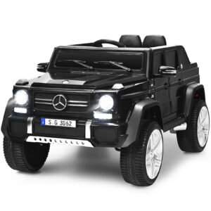 12V Electric Kids Ride On Car with 2 Motors and Remote Control-Black