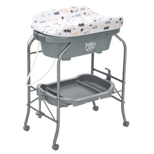 2-in-1 Baby Change Table with Bath Tub