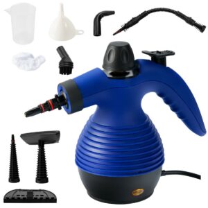 Multi-purpose Handheld Steam Cleaner with 9 Piece Accessories-Blue