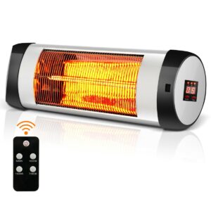 1500W Electric Infrared Heater with LED Display and Timer