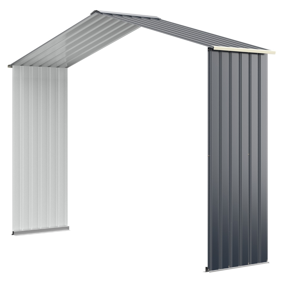 Outdoor Storage Shed Extension Kit for 203 cm Shed Width