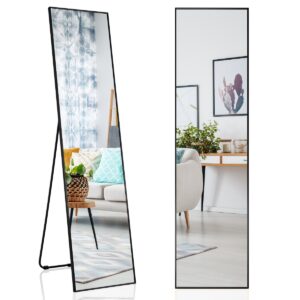 160 x 40cm Full Length Mirror with Shatter-proof Glass-Black