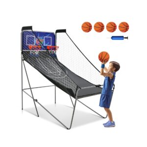 Foldable Basketball Arcade Game-Navy