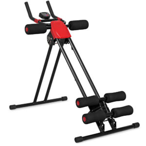 Ab Workout Machine with LCD Display for Home and Gym