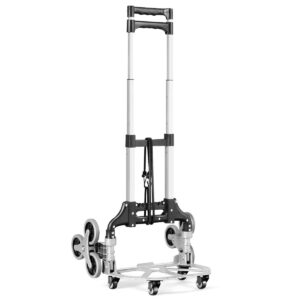Outdoor Folding Hand Truck with 4 Universal Wheels and Elastic Rope