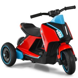 3 Wheels Kids Electric Motorbike with Music-Red