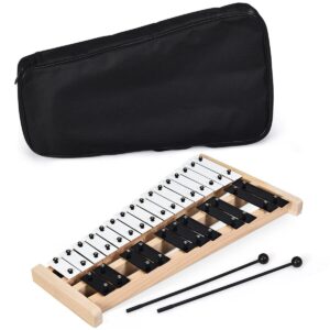 27 Notes Full Size Glockenspiel Xylophone with Carrying Bag