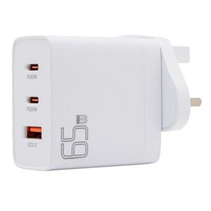 Pama 3-pin Wall Plug USB-C & USB-A Charger