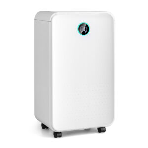 Portable 12L Dehumidifier with 3 Modes and 24H Timer-White