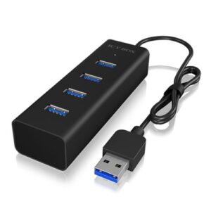 Icy Box (IB-HUB1409-U3) 4-Port USB-A Hub - USB-A Male