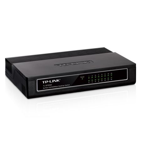 TP-LINK (TL-SF1016D) 16-Port 10/100Mbps Unmanaged Desktop Switch