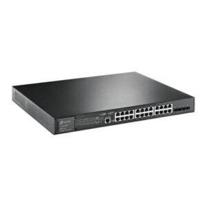 TP-LINK (TL-SG3428XMP) JetStream 24-Port Gigabit & 4-Port 10GE SFP+ L2+ Managed Switch with 24-Port PoE+