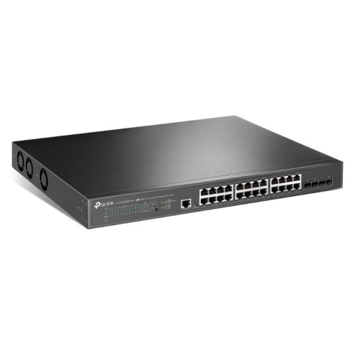 TP-LINK (TL-SG3428XPP-M2) JetStream 24-Port 2.5GBASE-T & 4-Port 10GE SFP+ L2+ Managed Switch with 16-Port PoE+ & 8-Port PoE++