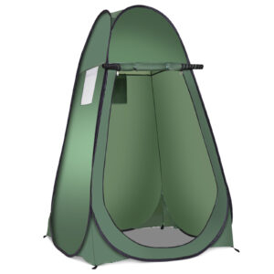 Toilet Shower Changing Beach Camping Tent Room Portable Pop Up Private Travel-Green