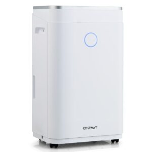 20L Per Day Dehumidifier with 6.5L Water Tank and 24H Timer for Home Basement-20L