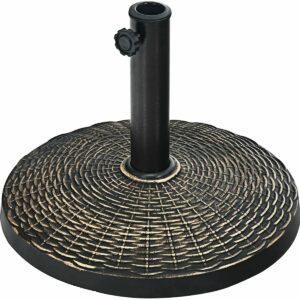 38mm/ 48mm Outdoor Resin Parasol Base with Adjustable Knob