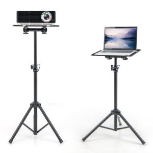 Portable Projector Stand Tripod with Adjustable Height and Tilt