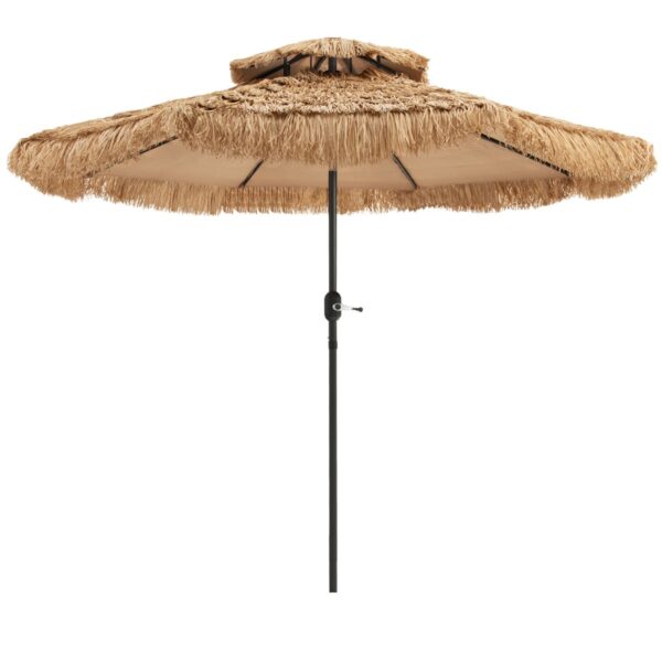 Hawaiian Style Hula Patio Beach Umbrella with 8 Ribs