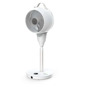 MEACO 1056P 20dB Pedestal Air Circulator Fan White