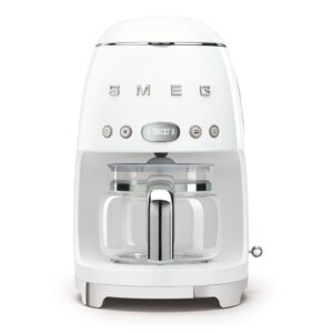 Smeg DCF02WHUK Retro Design Drip Filter Coffee Machine White