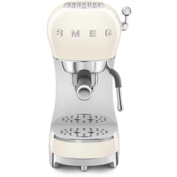 Smeg ECF02CRUK Espresso Coffee Machine with Steam Wand Cream